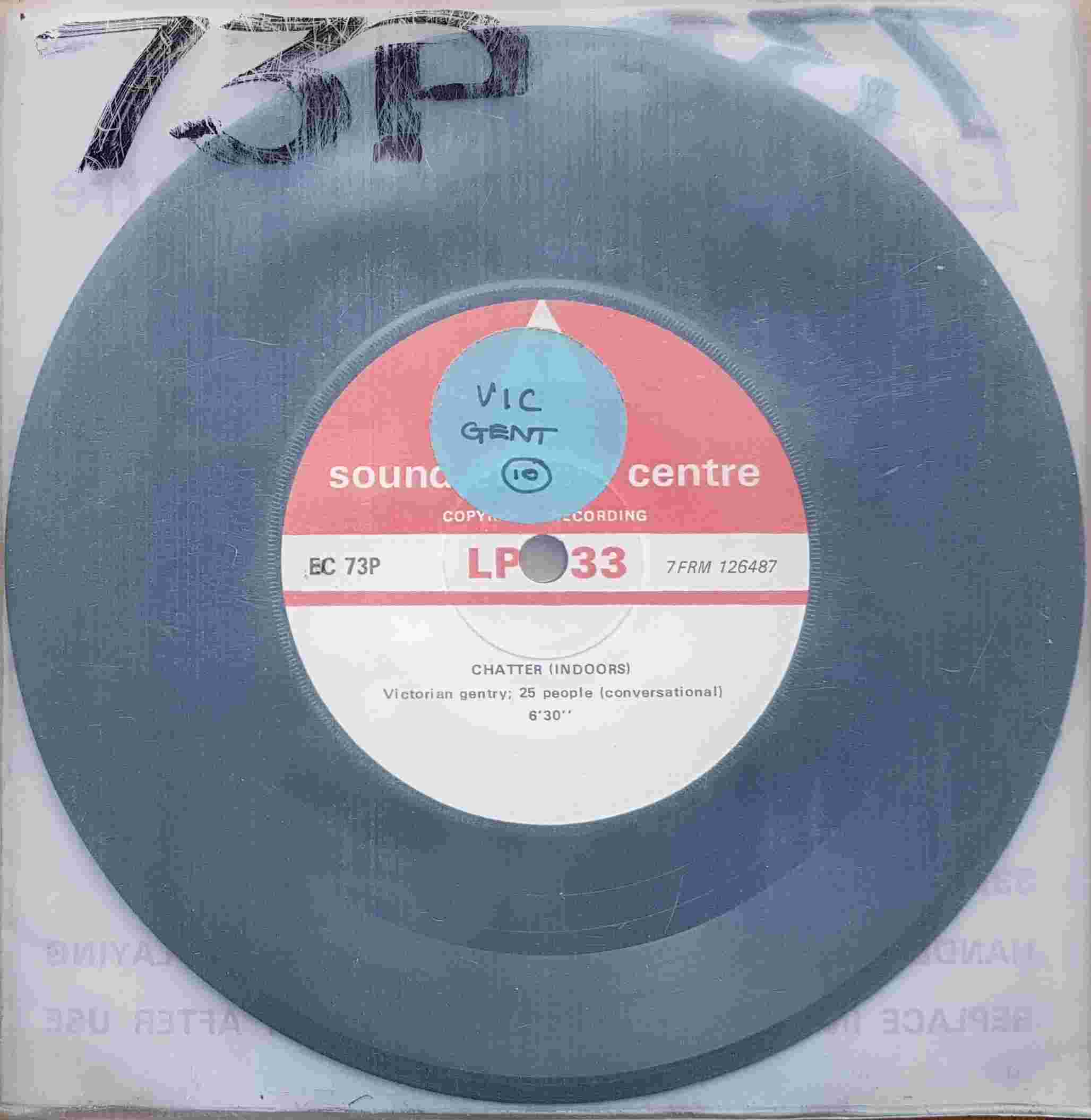 Picture of EC 73P Chatter (Indoors) by artist Not registered from the BBC records and Tapes library